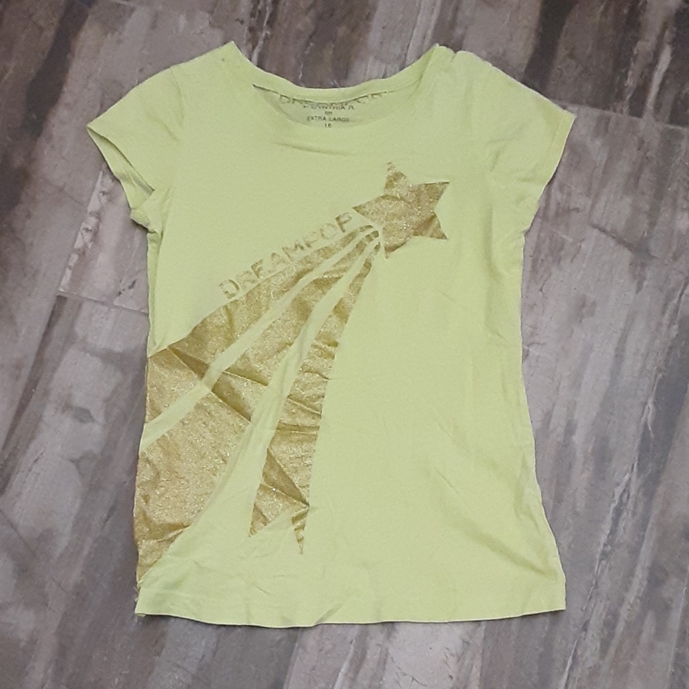Girls size extra large yellow dream pop t-shirt
